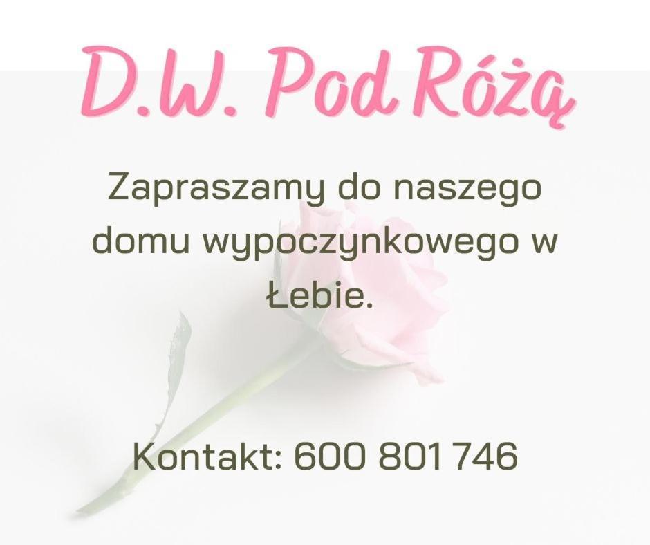 Pod Roza Bed & Breakfast Łeba Eksteriør bilde